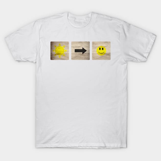 Sun is Happyness T-Shirt by SNZLER